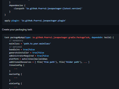 JavaPackager Screenshot 1