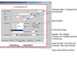 the setup window