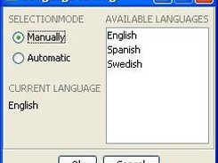 Language selection