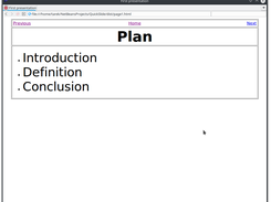 A simple slide of the presentation
