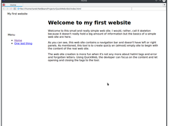 The generated index.html