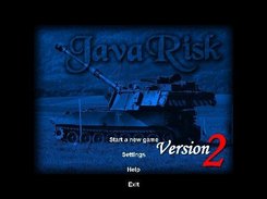 JavaRisk2 main menu