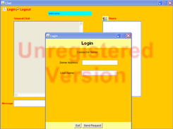Java RMI Messenger (Cooki Messenger) Screenshot 2