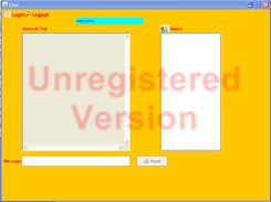 Java RMI Messenger (Cooki Messenger) Screenshot 3