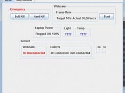 A screenshot of a remote client in minimal configuration