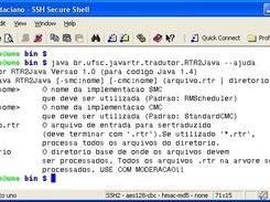 RTR2Java translator console help.