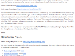 JavaScript Array Explorer Screenshot 1