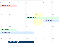 Javascript Calendar PWA Screenshot 1