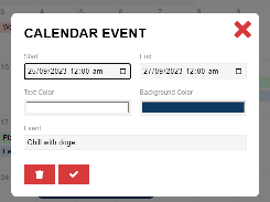 Javascript Calendar PWA Screenshot 2