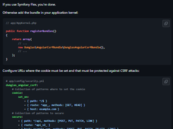 JavaScript CSRF Protection Bundle Screenshot 1