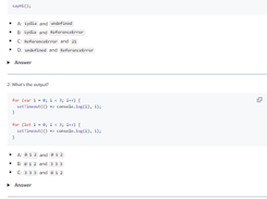 JavaScript Questions Screenshot 1