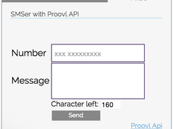 javascript sms