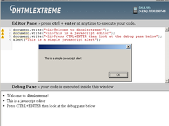 Javascript Editor Screenshot 1