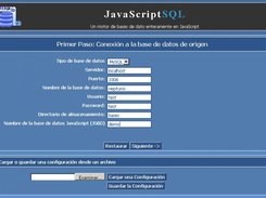 Conversor de bases de datos a JSBD