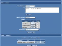 Conversor de bases de datos a JSBD