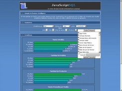 Ejemplo de tablero de comandos (estadisticas) con JSSQL