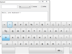 Java Virtual Keyboard