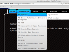 Java Vulnerable Lab - Pentesting Lab Screenshot 1