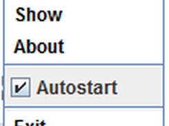 taskbaricon & Context menu