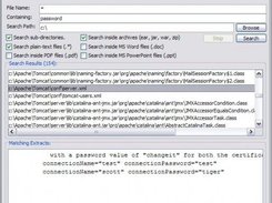Text Finder sceen
