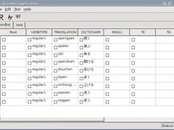 Editing or entering verbs. Input in kanji-mode