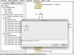 6 - Editing with Jaxe (in French): equation editor