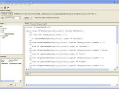 Main UI for template editting