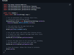 jBrowserDriver Screenshot 1