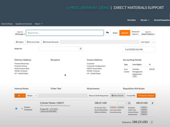 OpusCapita Procurement Innovations Screenshot 1