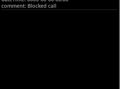 Blocked Call List