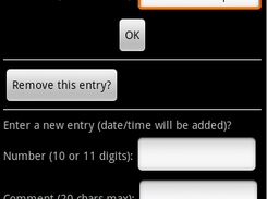 Blocked Call List Edit