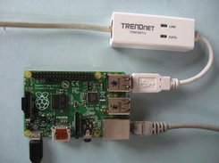 Raspberry Pi processor; TFM-561U modem