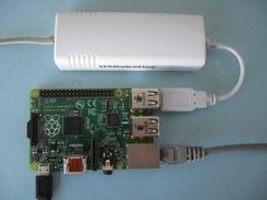 Raspberry Pi processor; USR5637 modem