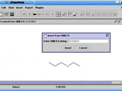 JCP understands SMILES.