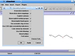 The rendering options allow customization of display.