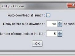 jchup-0.6 options