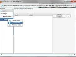 Example of folder management