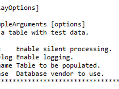 Sample Display Options