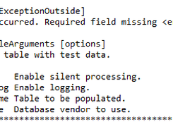 Sample Handle Exception
