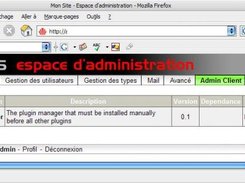 The PluginManager GUI
