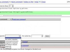 6. Comment popup - reviewing comments in review meeting