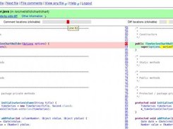 3. File page - showing side-by-side diff, comment/diff bars