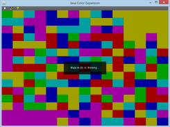 Maze AI calculating its next move