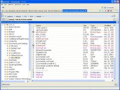 Windows Explorer style with file extension based coloring