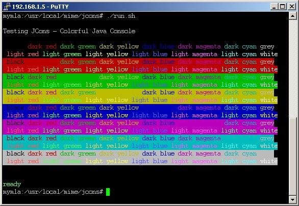 Colorful Java  Console  download SourceForge net