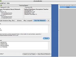 Using the trained Multilayer Perceptron in JCortexBuilder.