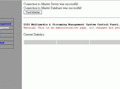 The iSIS admin page - Simple and powerful ;)