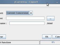 JCurrency 1.2 pre-alpha export function