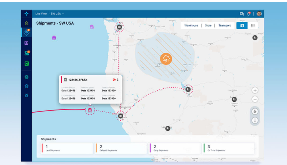 Blue Yonder Luminate Logistics Screenshot 1