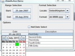 Example program Cell Dialog